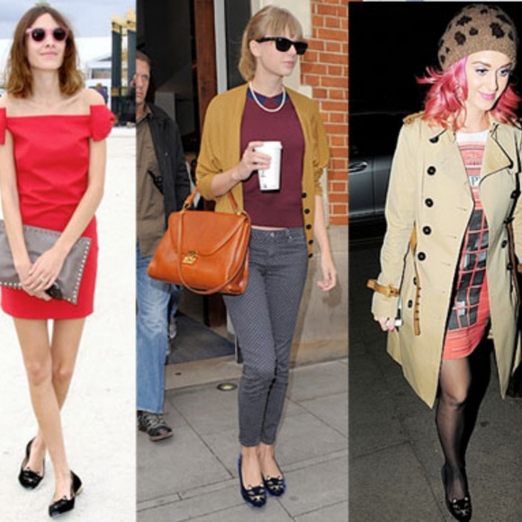 black kitty flats - Picture 3 of 4